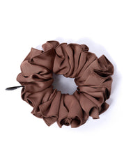 BRONZE SATIN SCRUNCHIE