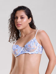 BLUEBELL EMBROIDERED BALCONETTE BRA