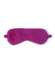 FUCHSIA LACE EYEMASK