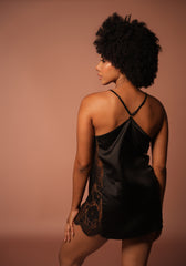 Black Lace Cami Dress