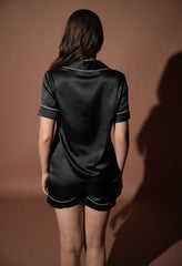 Black Contrast Night suit set