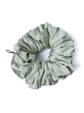MINT GREEN SATIN SCRUNCHIE