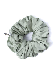 MINT GREEN SATIN SCRUNCHIE