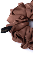 BRONZE SATIN SCRUNCHIE