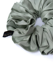 MINT GREEN SATIN SCRUNCHIE