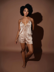 Champagne Cami & Shorts Set