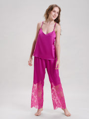 PURPLE CAMI TOP AND PANTS